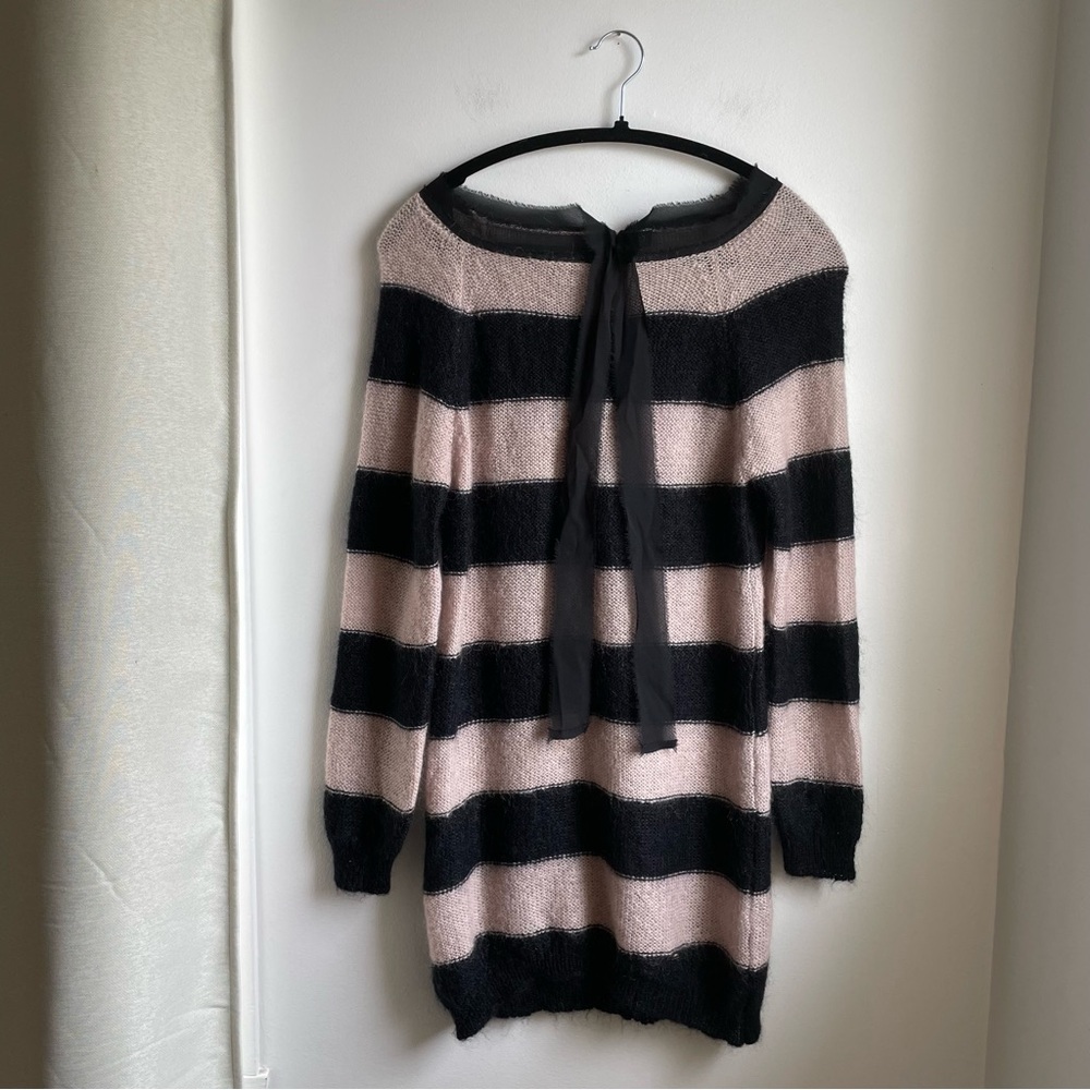 Chic Sweater/pullover-Mohair-Merino Wool-Made in Italy